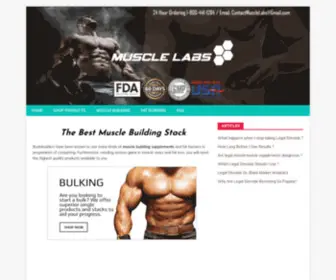 Steroid-Stacks.com(Muscle Building Stacks) Screenshot