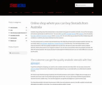 Steroidsaustralia.com(Online shop where you can Buy Steroids from Australia) Screenshot