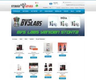 Steroidsiparis14.com(Steroid Siparis) Screenshot