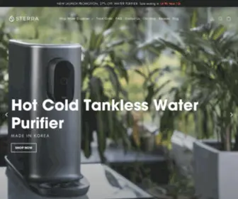 Sterra.sg(Sterra Tankless Hot And Cold Water Purifier) Screenshot