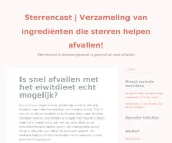 Sterrencast.nl(Castingbureau en modellenbureau) Screenshot