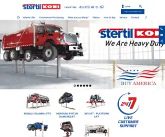 Stertil-Koni.com(Stertil Koni) Screenshot