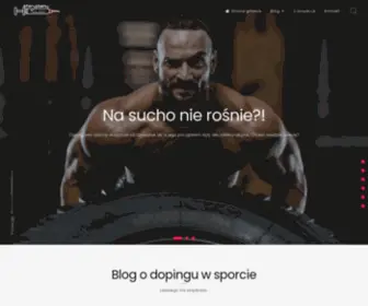 Sterydiany.pl(Blog o dopingu w sporcie) Screenshot