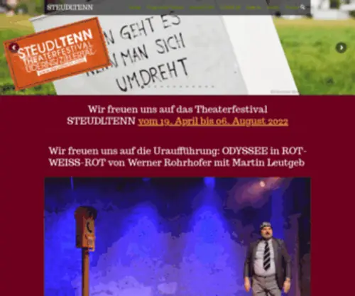 Steudltenn.com(Theaterfestival Uderns/Zillertal) Screenshot