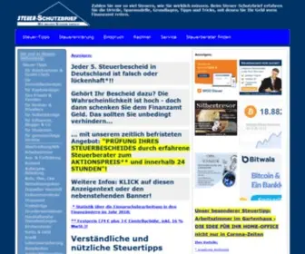 Steuer-Schutzbrief.de(Steuern sparen) Screenshot
