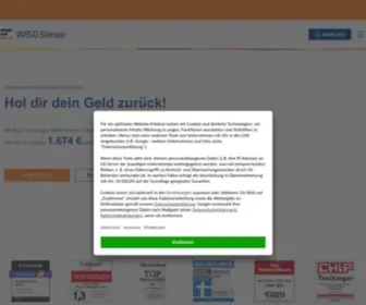 Steuer-Web.de(WISO Steuer testen) Screenshot