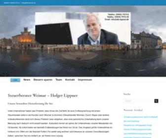 Steuerberater-Lippner.de(Steuerberater Weimar) Screenshot