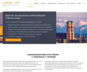 Steuerberater-Muenchen.de(Ratzke Hill Steuerberater München) Screenshot