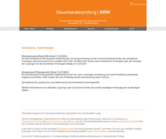 Steuerberaterpruefung-NRW.de(SteuerberaterprÃ¼fung NRW) Screenshot