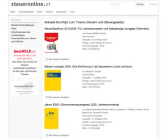 Steueronline.at(Internet-Portal für Steuerberatung und Buchhaltung) Screenshot