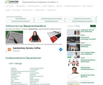 Steuerrechner24.de(Find your desired domain name) Screenshot