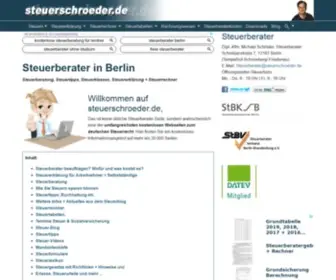 Steuerschroeder.de(Schöneberg) Screenshot