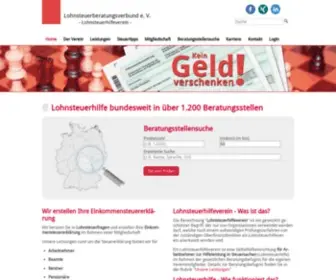 Steuerverbund.de(Lohnsteuerberatungsverbund e) Screenshot