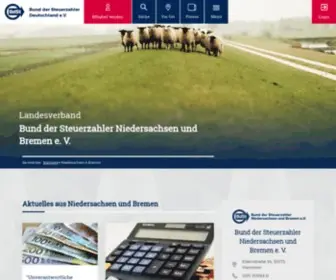 Steuerzahler-Niedersachsen-Bremen.de(BdSt Niedersachsen und Bremen e.V) Screenshot