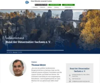 Steuerzahler-Sachsen.de(Bund der Steuerzahler e.V) Screenshot