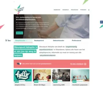 Steunpuntadoptie.be(Steunpunt Adoptie vzw) Screenshot
