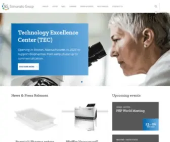 Stevanatogroup.com(Integrated solutions for pharma & healthcare) Screenshot