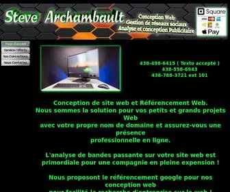 Steve-Archambault.com(Steve Archambault) Screenshot