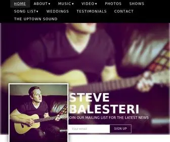 Stevebalesteri.com(Steve Balesteri) Screenshot