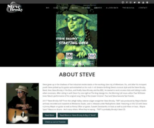 Stevebrosky.com(Steve Brosky) Screenshot