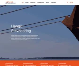 Stevedoring.fi(Etusivu) Screenshot