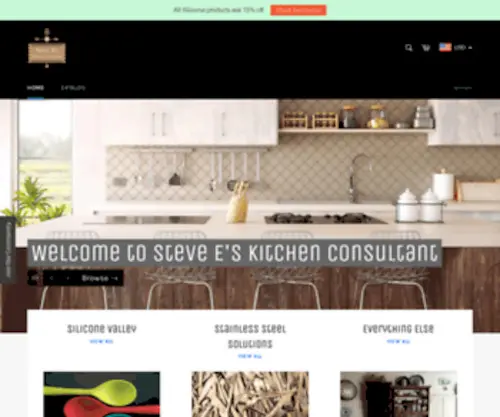 Steveeskitchen.com(E's Kitchen Consultant) Screenshot