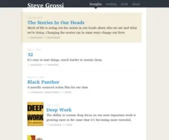 Stevegrossi.com(Steve Grossi) Screenshot