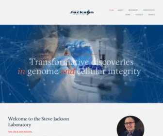 Stevejacksonlab.org(The Steve Jackson Laboratory Website) Screenshot