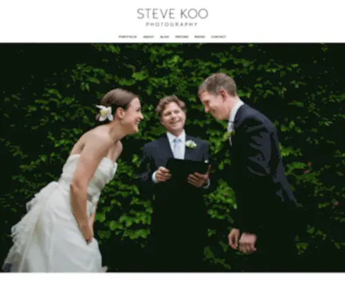 Stevekoophotography.com(Chicago Wedding Photographer Steve Koo) Screenshot