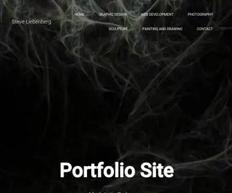 Steveliebenberg.com(Portfolio Site) Screenshot