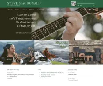 StevemaCDonald.org(Aka Gallamor the Bard) Screenshot