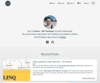 Steven-Giesel.com(Microsoft Azure Web App) Screenshot