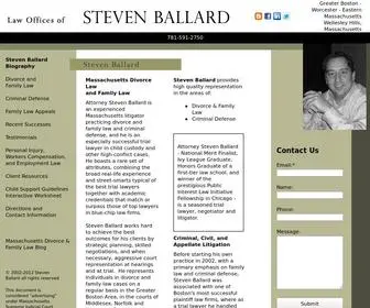 Stevenballard.com(Massachusetts Divorce and Family Law) Screenshot