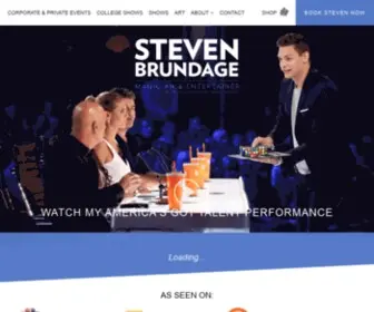 Stevenbrundagemagic.com(Magician Steven Brundage) Screenshot