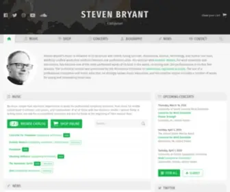Stevenbryant.com(Steven Bryant’s music) Screenshot