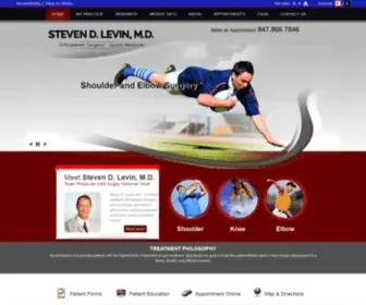 Stevendlevinmd.com(Dr Steven Levin) Screenshot