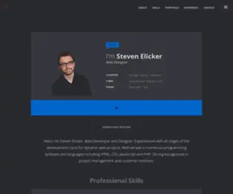 Stevenelicker.com(Steven Elicker) Screenshot