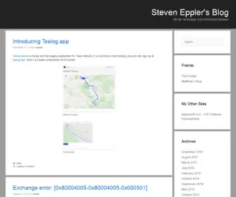 Steveneppler.com(My life) Screenshot