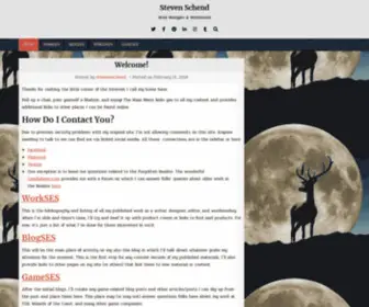 Steveneschend.com(Steven Schend) Screenshot