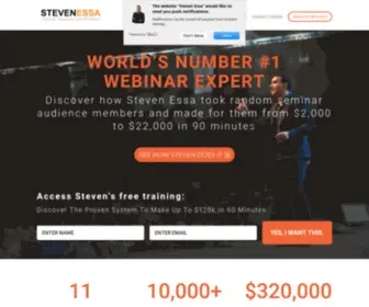 Stevenessa.com(Steven Essa) Screenshot