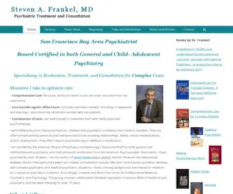 Stevenfrankelmd.com(San Francisco Bay Area Psychiatrist) Screenshot