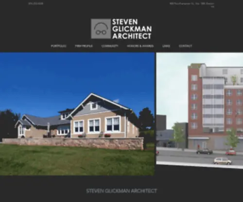 Stevenglickmanarchitect.com(The office of Steven Glickman Architect) Screenshot