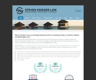 Stevenkriegerlaw.com(Steven Krieger Law) Screenshot