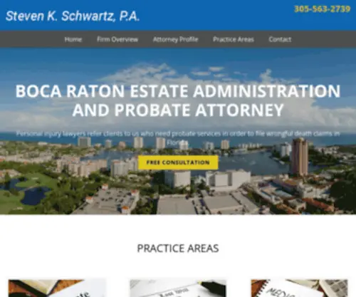 Stevenkschwartzpa.com(Estate Administration attorney Steven K Schwartz) Screenshot