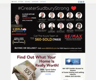 Stevenkuulateam.com(All of Greater Sudbury including Nickel Centre Real Estate) Screenshot