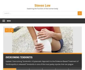 Stevenlow.org(Exploring the function of the human body) Screenshot