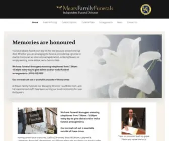 Stevenmearsgroup.co.uk(Funeral Directors and Repatriation Specialist) Screenshot