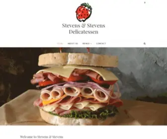 Stevensandstevensdeli.com(Stevens & Stevens Delicatessen) Screenshot