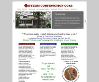 Stevensconstructioncorp.com(Stevens Construction Corp) Screenshot