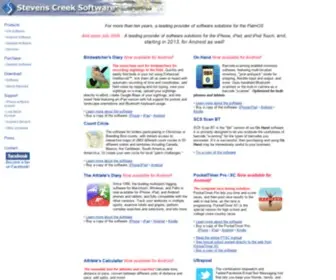 Stevenscreek.com(Stevens Creek Software) Screenshot